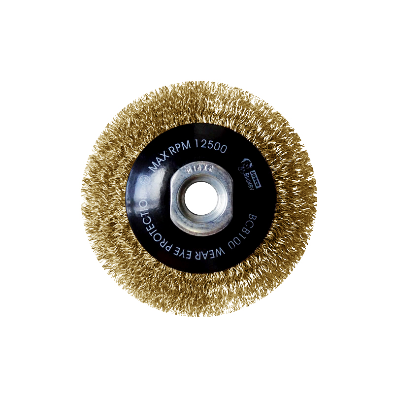Brumby 100mm Crimped Multi-Thread Bevel Brush - Josco