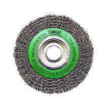 Tomcat 150mm Crimped Stainless Steel Wheel Brush