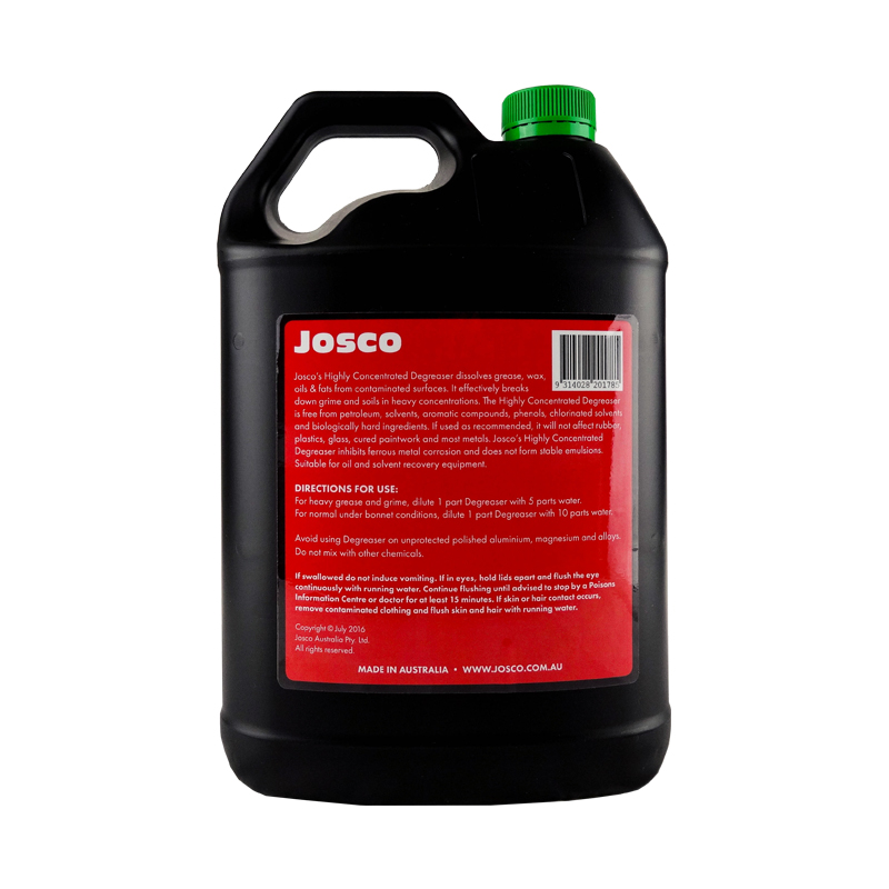 Josco Highly Concentrated Degreaser 5L-back