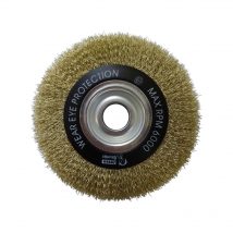 Brumby 150mm x 12mm Crimped Multi-Bore Wheel Brush