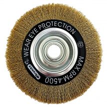 Brumby 200mm x 20mm Crimped Multi-Bore Wheel Brush