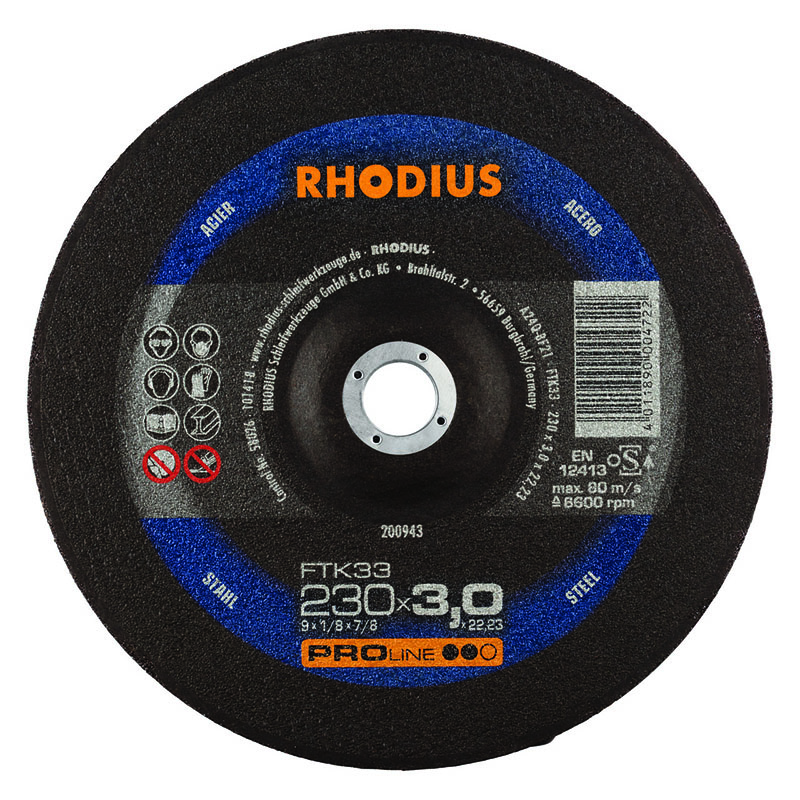 Rhodius Vision 115mm Disc 40 Grit 