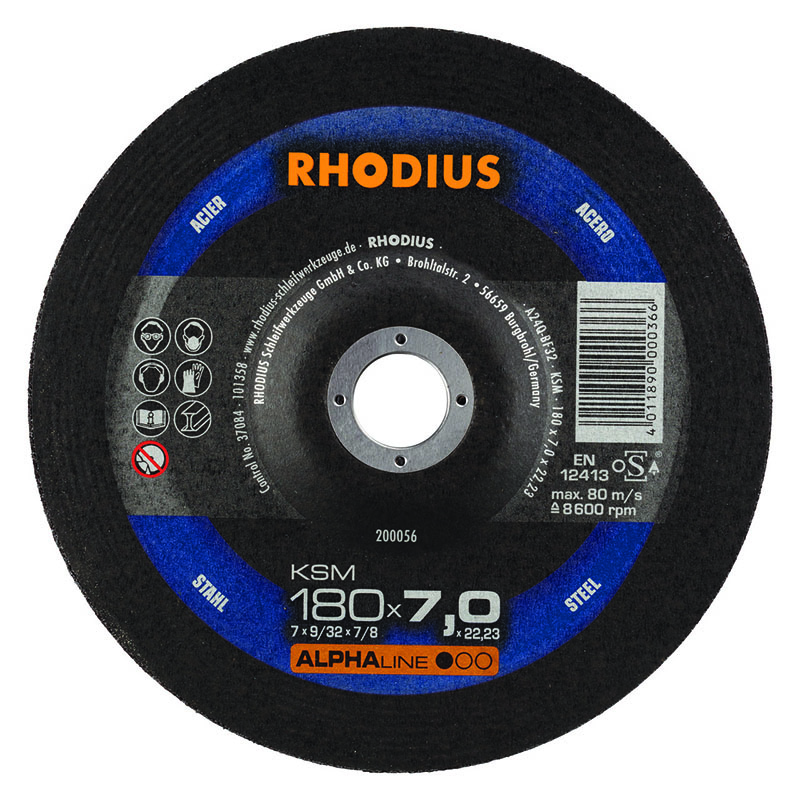 Rhodius 180mm Grinding Disc KSM Josco