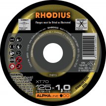 Rhodius 125mm Cutting Disc XT70