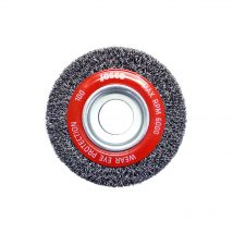 Josco 100mm x 25mm Multi-Bore Crimped Wheel Brush