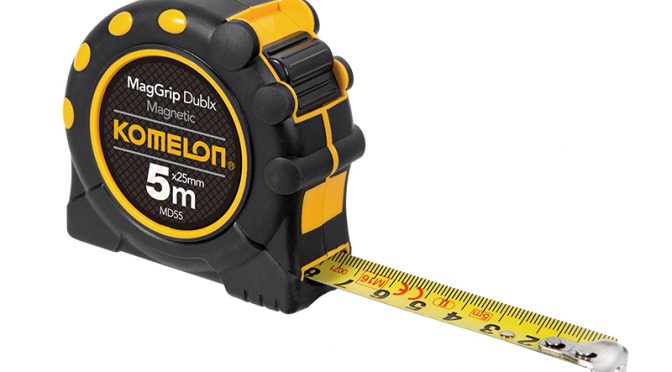 Komelon 5m x 25mm MagGrip Dublx Magnetic Tape