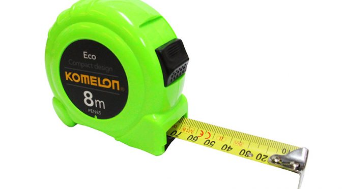 Komelon 8m x 25mm Green Eco Power Tape