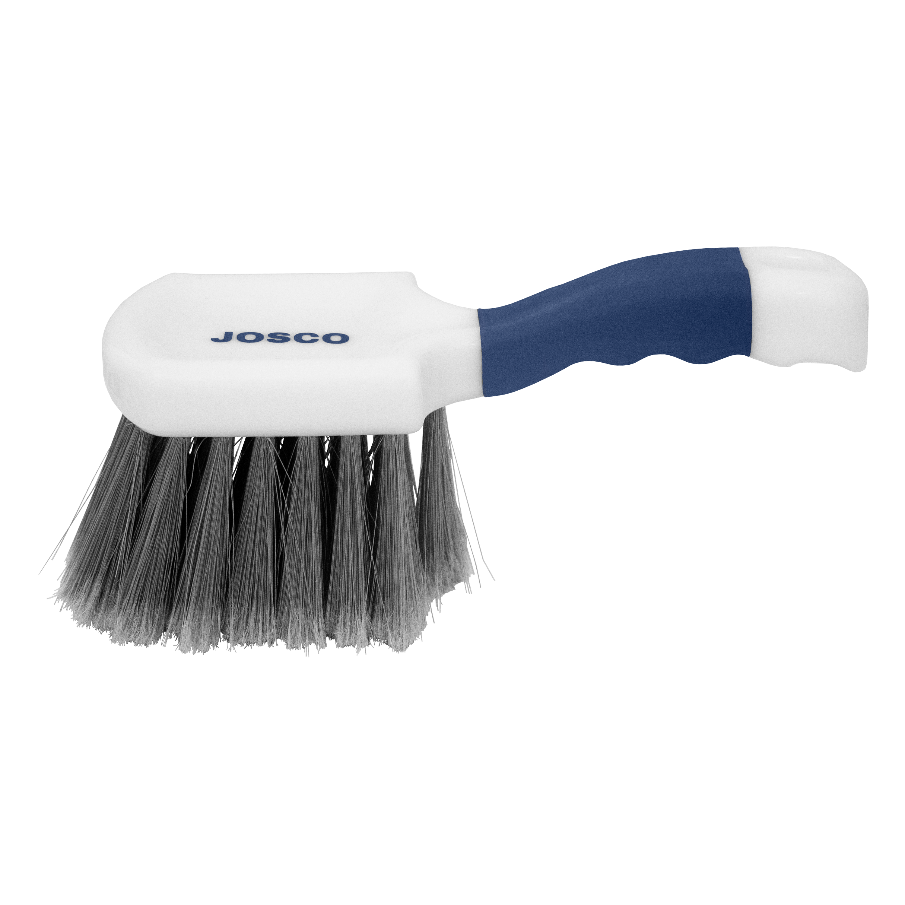 Hand brush with soft-flagged polyethylene filaments - Josco