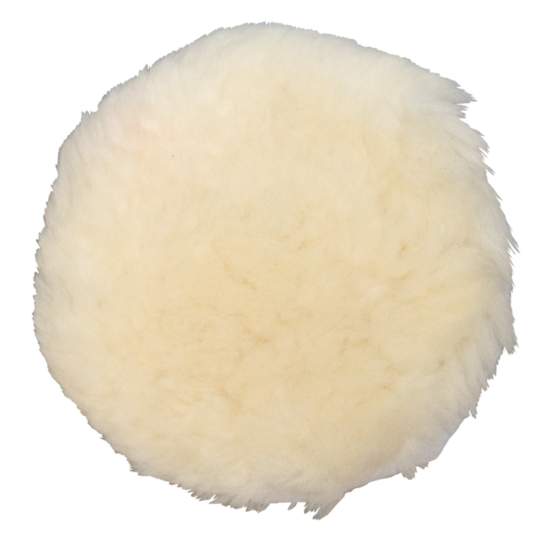 125mm Lambswool Polishing Pad Hook & Loop Josco