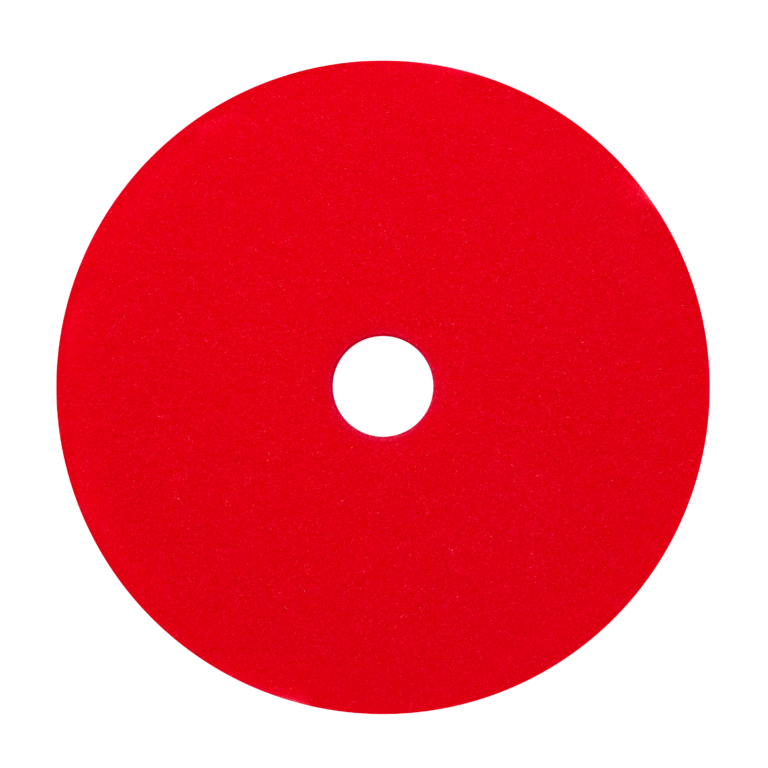 125mm Polishing Foam Hook & Loop Red Josco